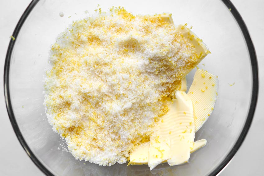 Zucker, Zitrone und Butter