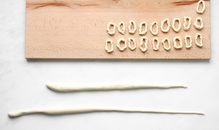 Lorighittas formen Teig