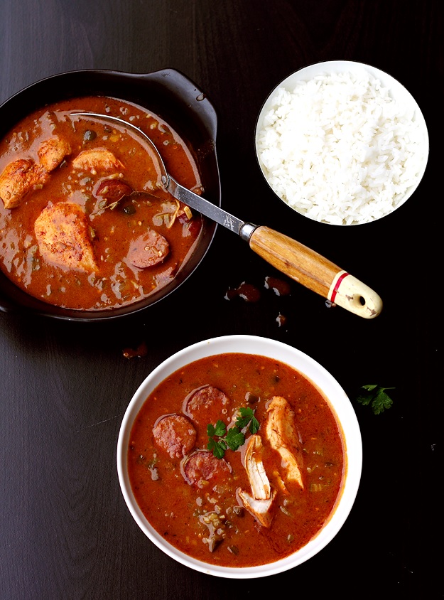 Lousiana Chicken and Sausage Gumbo Rezept