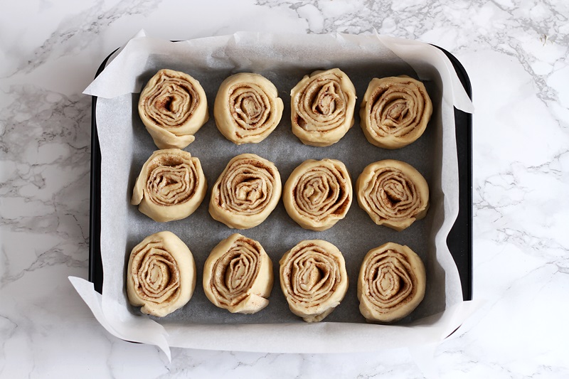 Luftige Cinnamon Rolls amerikanisches Rezept