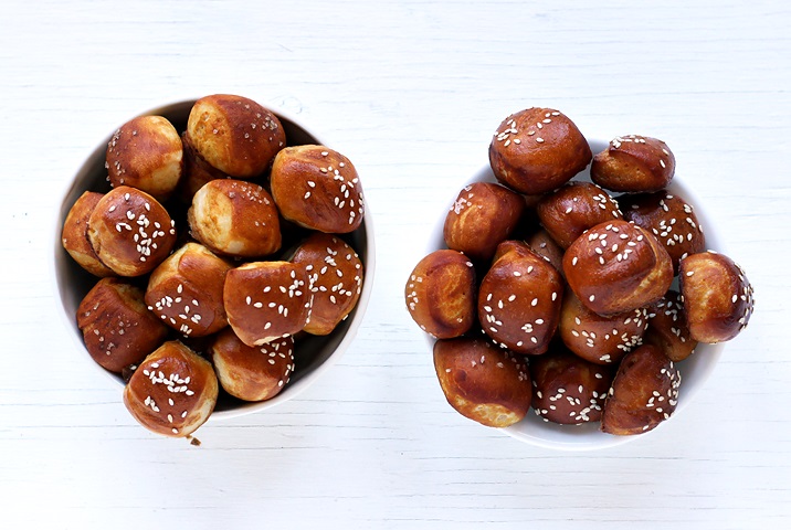 Luftige Pretzel Bites