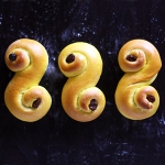 Lussebullar (Lussekatter) – Luciagebäck