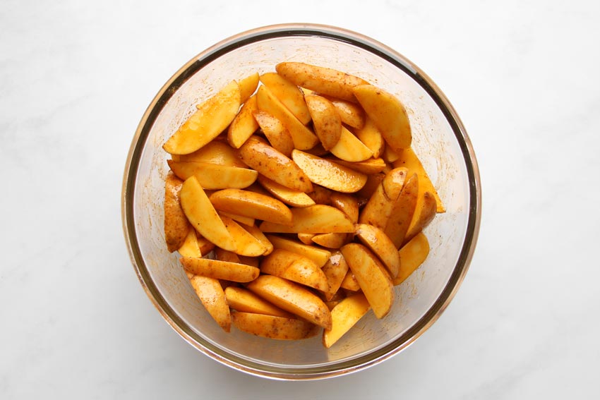 Marinierte Potato Wedges