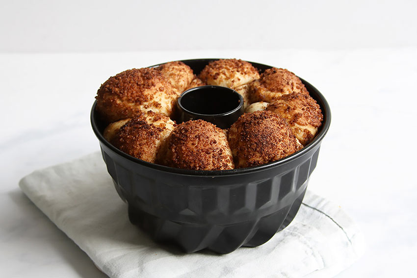 Monkey Bread in Gugelhupfform gebacken