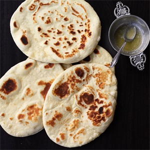 Naan ohne Hefe – Indisches Fladenbrot