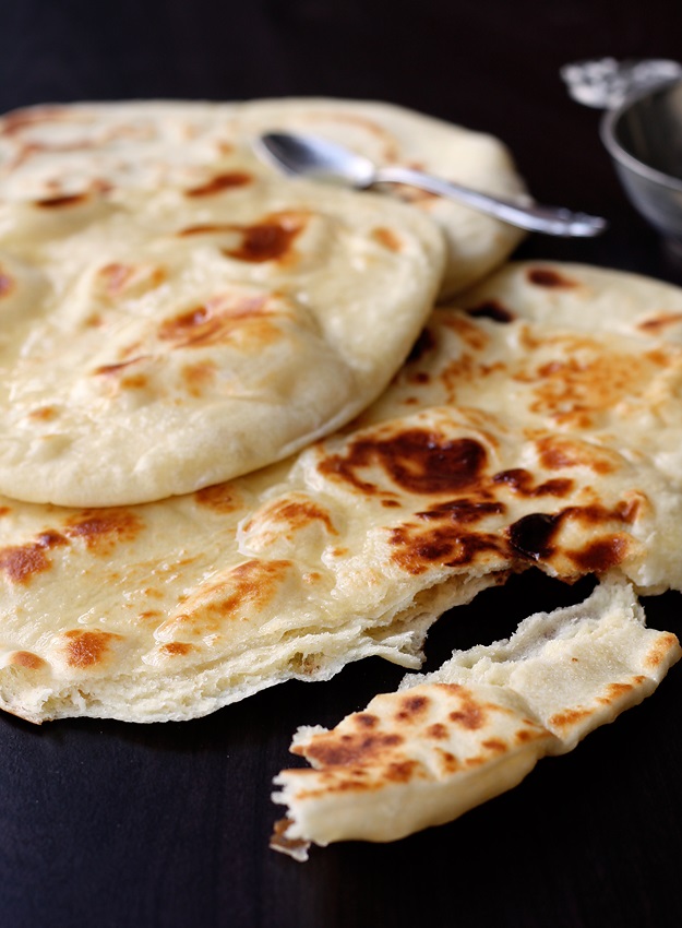 Naan ohne Hefe - Indisches Fladenbrot » Taste of Travel