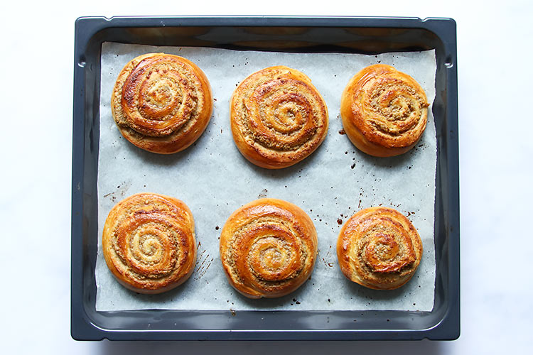 Nussschnecken Rezept einfache Nussfüllung