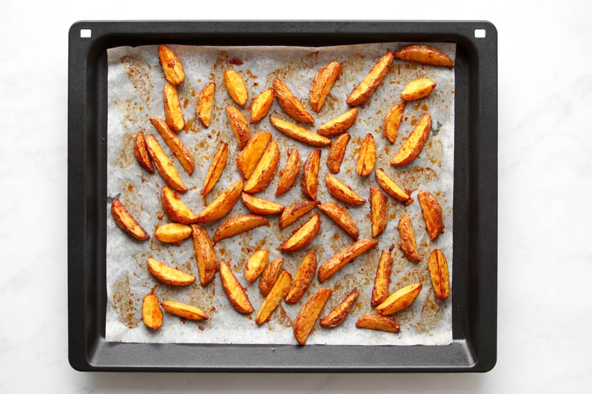Gebackene Parmesan Wedges