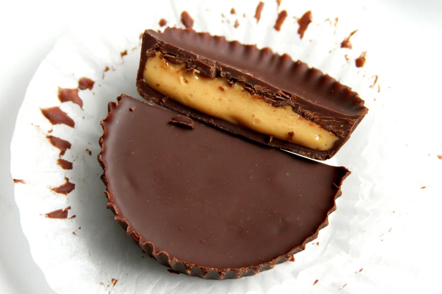 Peanut Butter Cup halbiert
