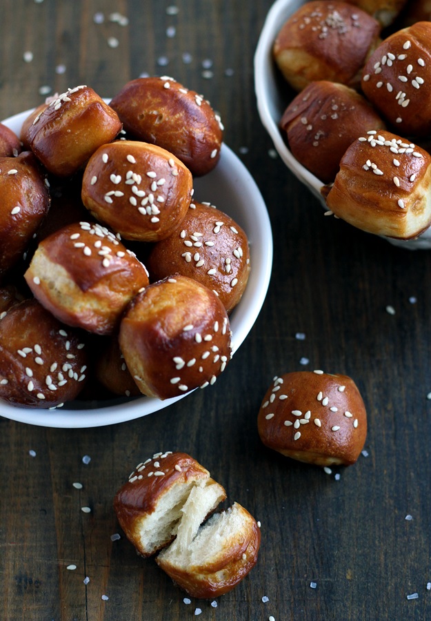 Pretzel Bites Rezept