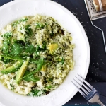 Avocado-Rucola Risotto