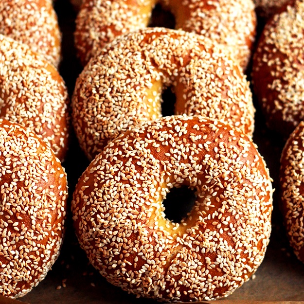 Rezept Bagels mit Sesam