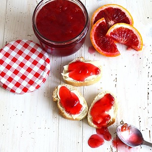 Blutorangen Marmelade mit Aperol