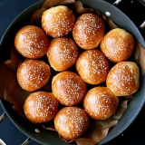 Rezept Brioche Burger Buns Sliders