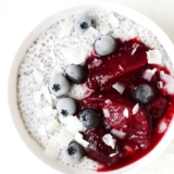 Rezept Chiapudding mit Pflaumen
