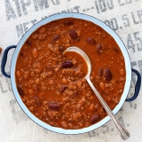 Faschiertes (Rinderhack) für Chili con Carne