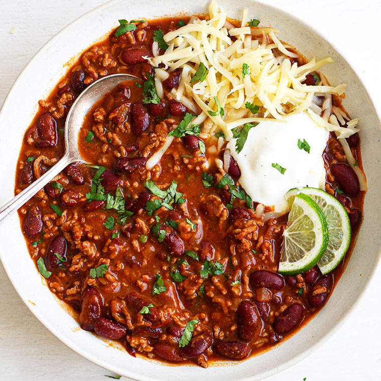 Schnelles Chili con Carne – mit Video