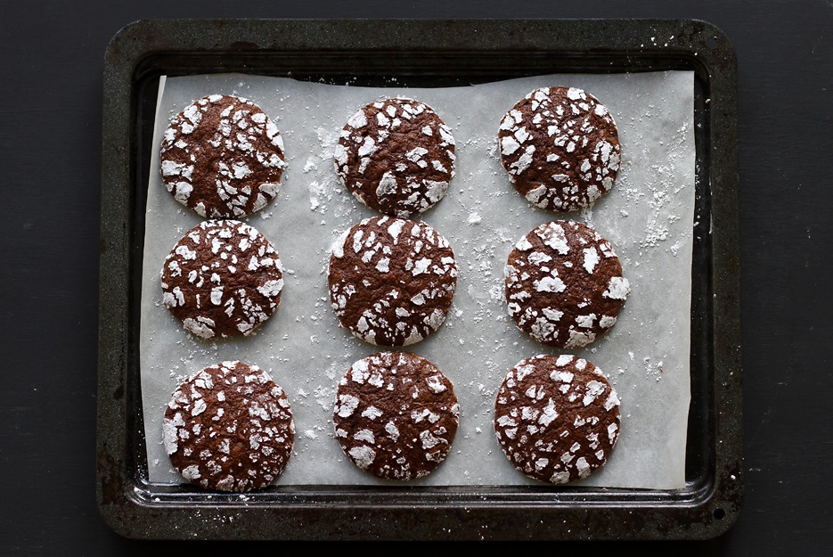 Rezept Chocolate Crinkle Cookies