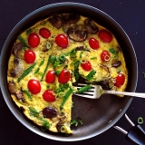 Rezept Gemüse Frittata auf dem Herd zubereitet