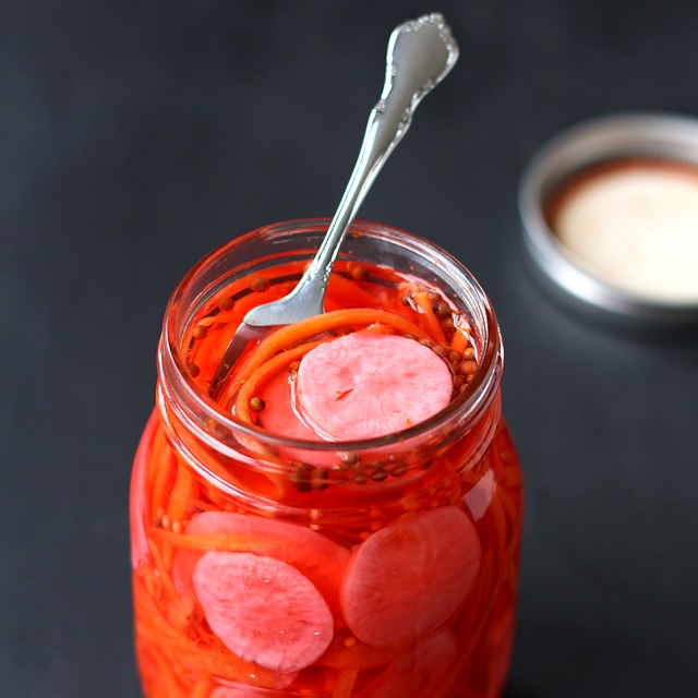 Pickled Veggies – Eingelegtes Karotten und Radieschen