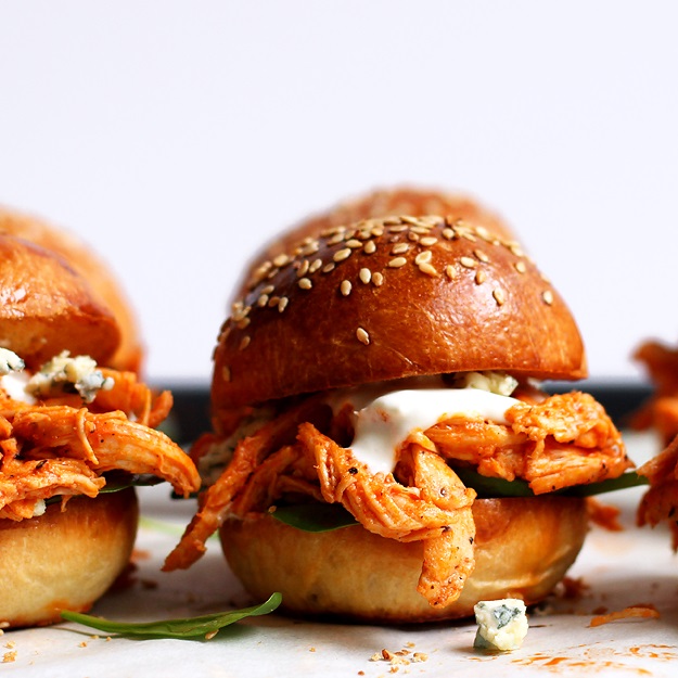 Pulled Chicken Sliders