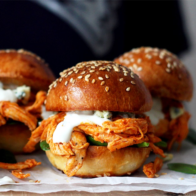 Rezept Pulled Chicken Mini-Burger