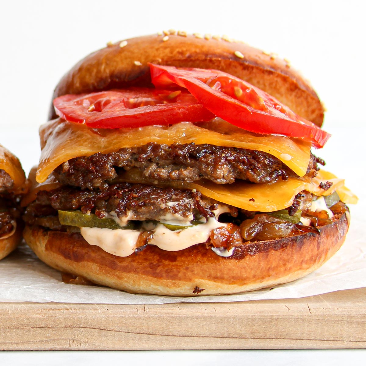 Double Smash Burger - Schritt-für-Schritt Rezept