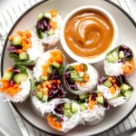 Sommerrollen mit Erdnussdip (Goi cuon)