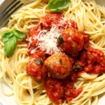 Spaghetti and Meatballs Rezept