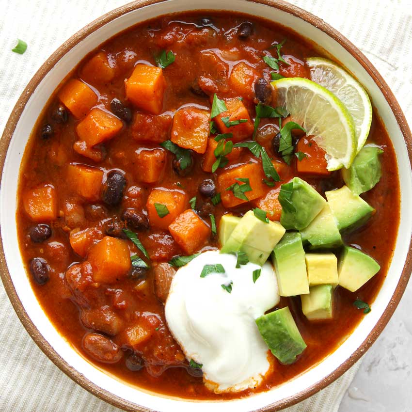 Süßkartoffelchili