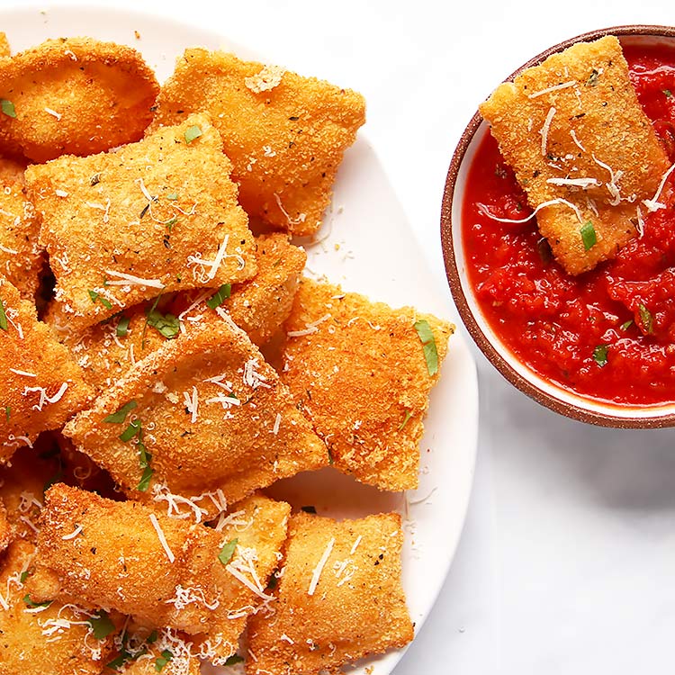 Superbowl Snack: Toasted Ravioli