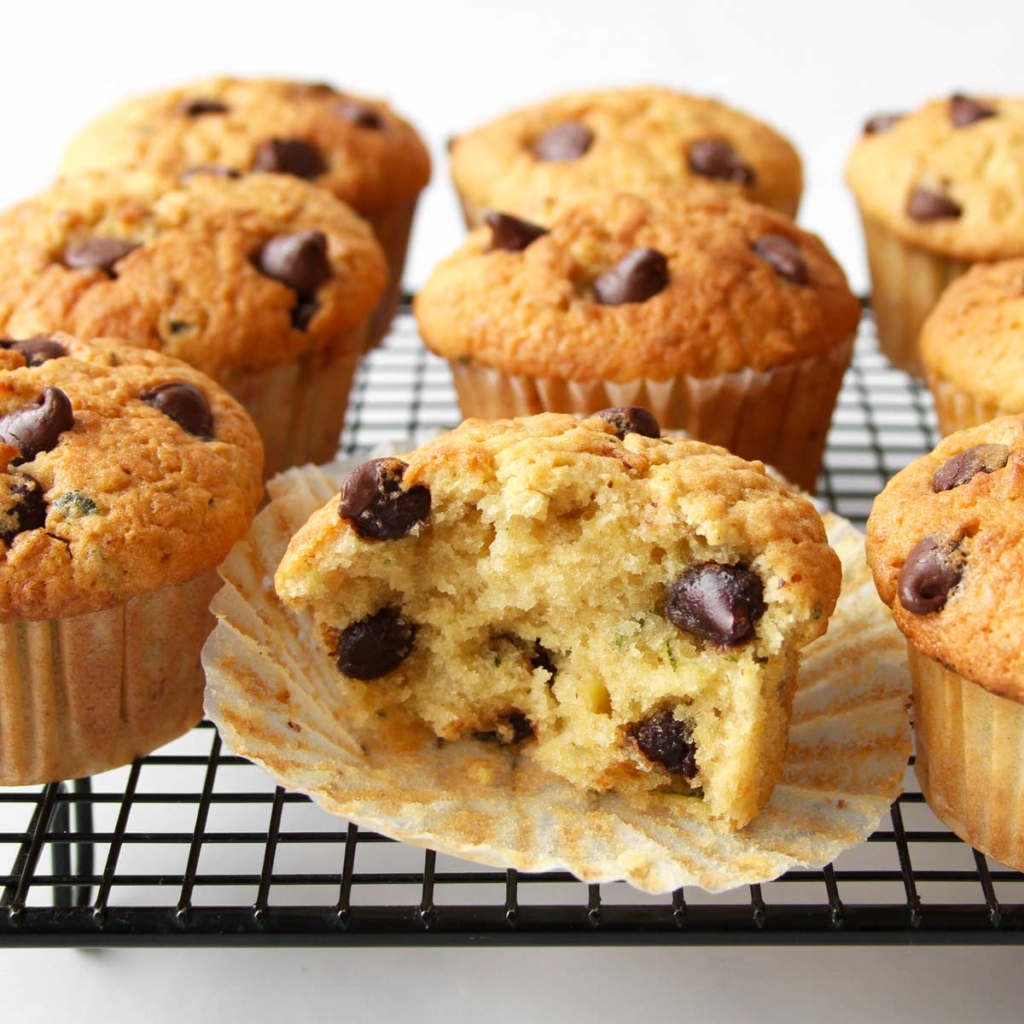 Zucchini Schokolade Muffins