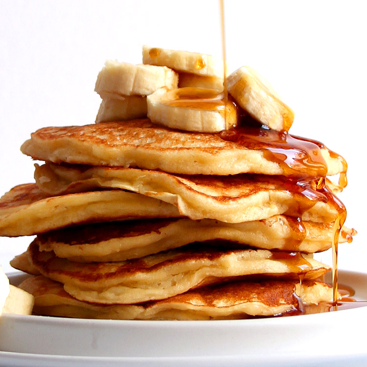 Banana Pancakes ohne Zucker