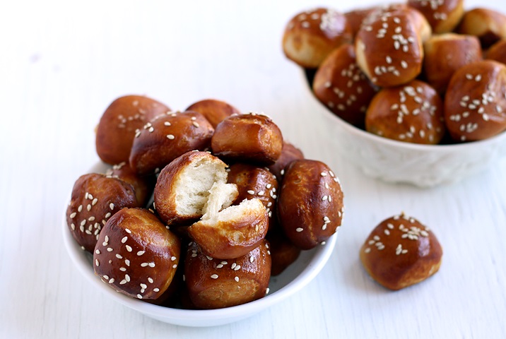 Rezept flaumige Pretzel Bites