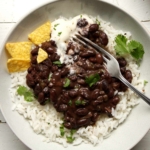 Kubanische schwarze Bohnen