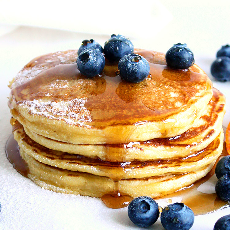 Rezept luftige Buttermilk Pancakes