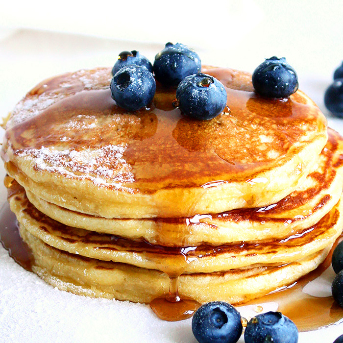 Fluffige Buttermilk Pancakes