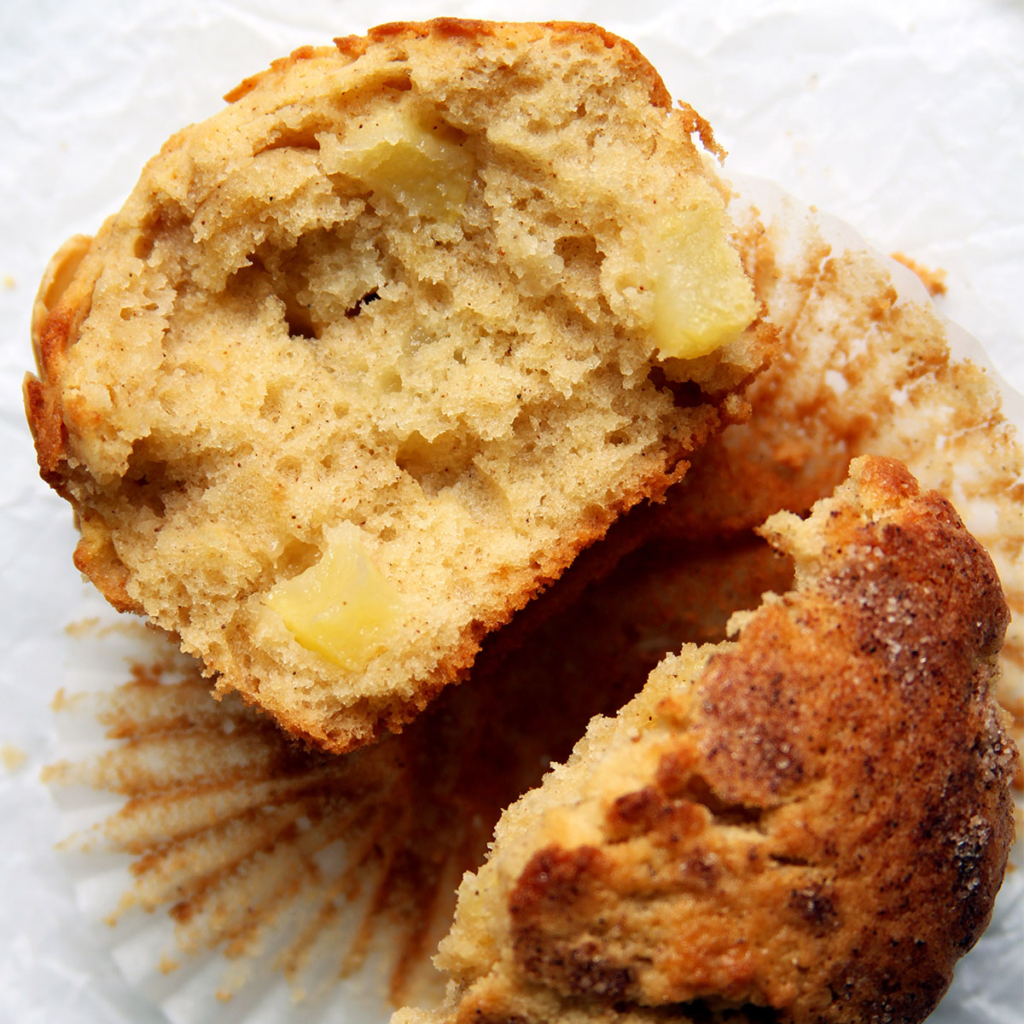 Apfelmuffin Nahaufnahme