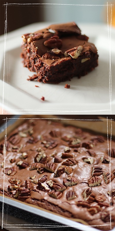 Saftige Brownies von Elisabeth nach dem Rezept von tasteoftravel.at gebacken