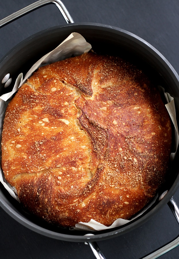 Sauerteig Topfbrot no-knead