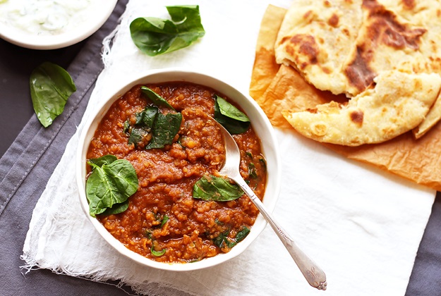 Schnelles Indisches Dal mit Roten Linsen Rezept