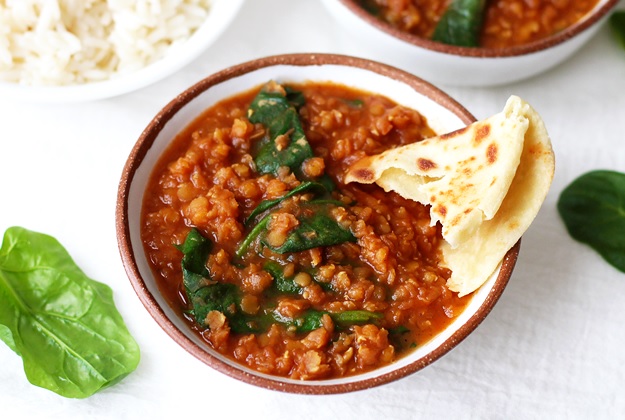 Schnelles Indisches Rote Linsen Dhal » Taste of Travel