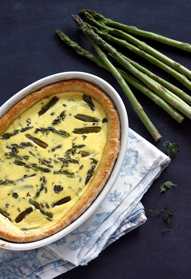 Spargel-Quiche Rezept