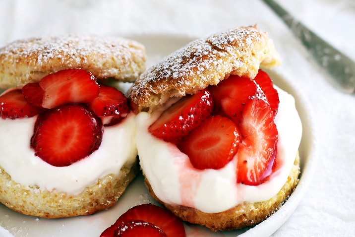 Strawberry Shortcakes Rezept mit Erdbeeren