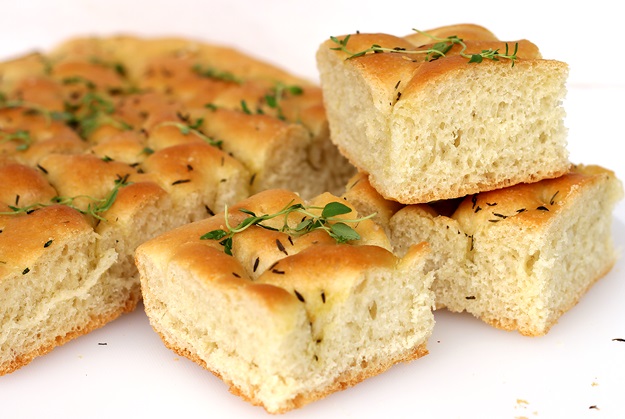 Thymian Focaccia einfaches Rezept