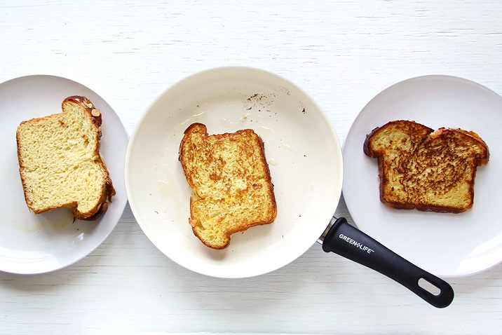 Toast mit Brioche in Pfanne Rezept