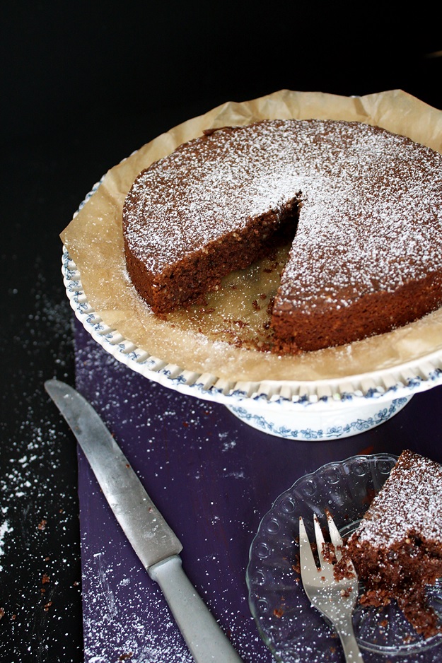 Torta Caprese - Schokoladenkuchen ohne Mehl