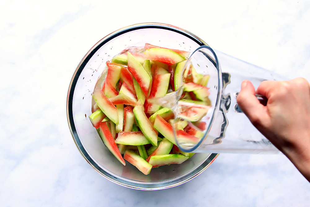 Wassermelonen Pickles Rezept