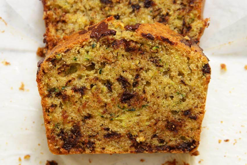 Saftiges Zucchini Bread mit Schokolade