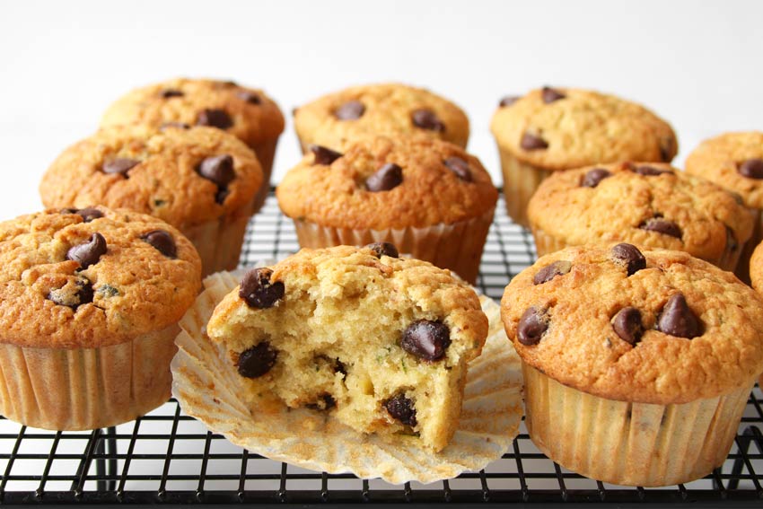 Zucchini Schokolade Muffins
